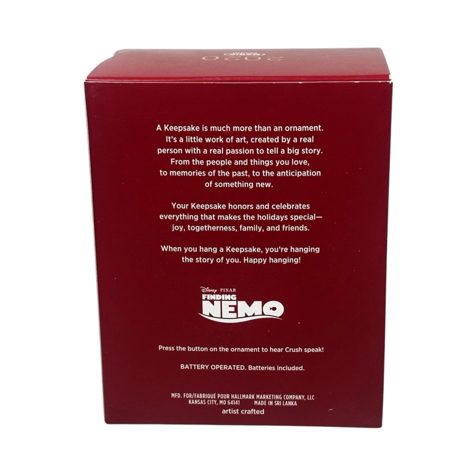 2020 Crush (Finding Nemo) Hallmark Ornament QXD6521 Image8