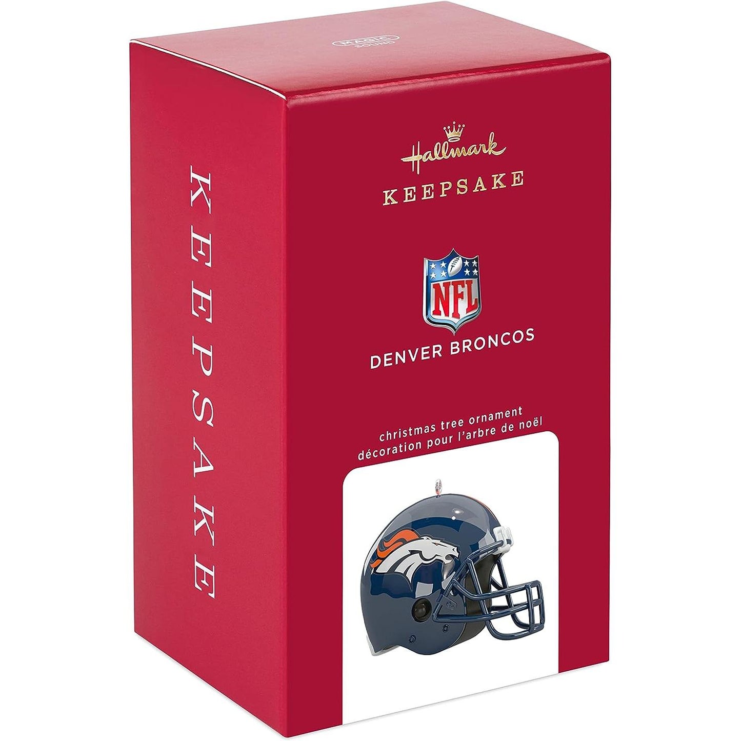 2020 Denver Broncos Helmet Hallmark Ornament (NFL) QSR1134