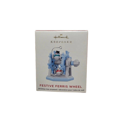 2020 Festive Ferris Wheel Hallmark Ornament (Snowmen) QXM8304 Image2