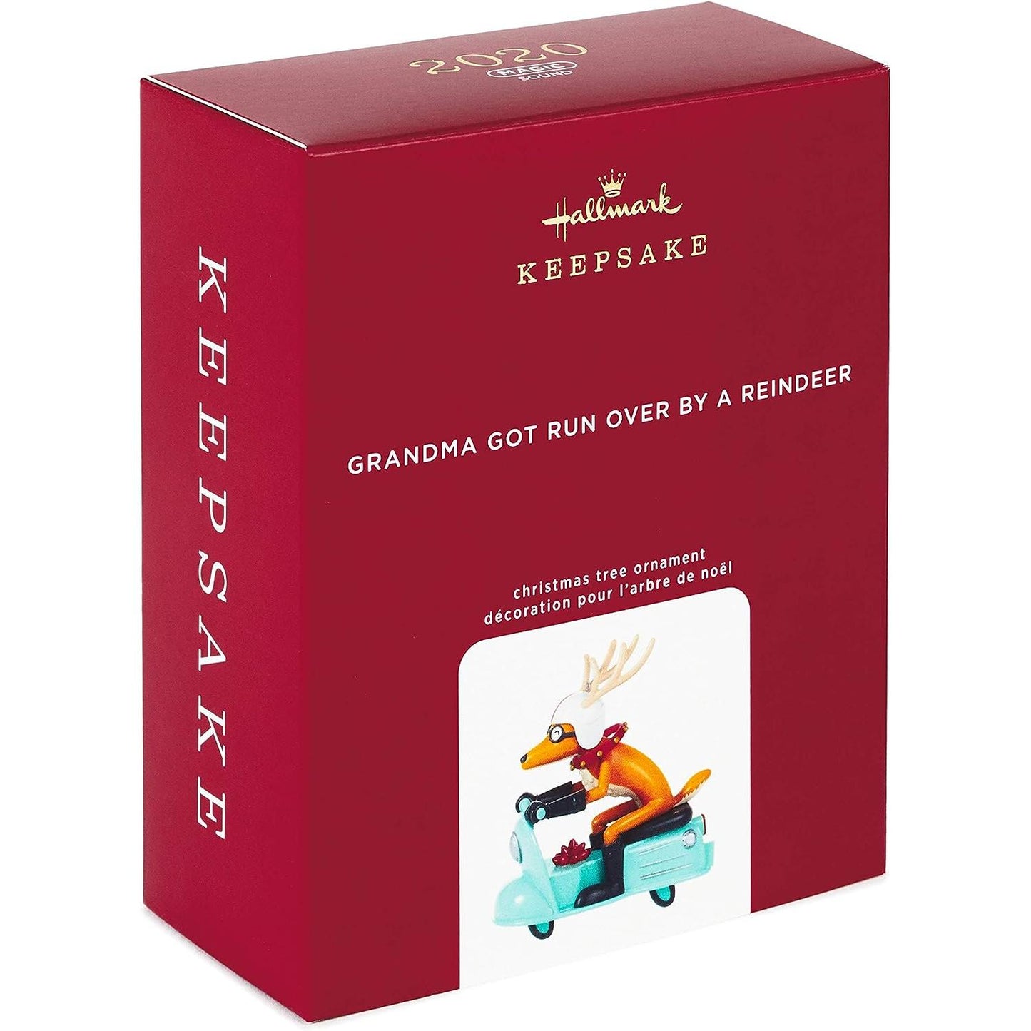 2020 Grandma Got Run Over by a Reindeer Hallmark Ornament (Reindeer) QGO1824