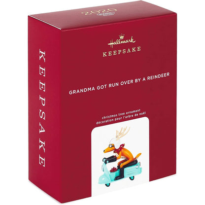 2020 Grandma Got Run Over by a Reindeer Hallmark Ornament (Reindeer) QGO1824