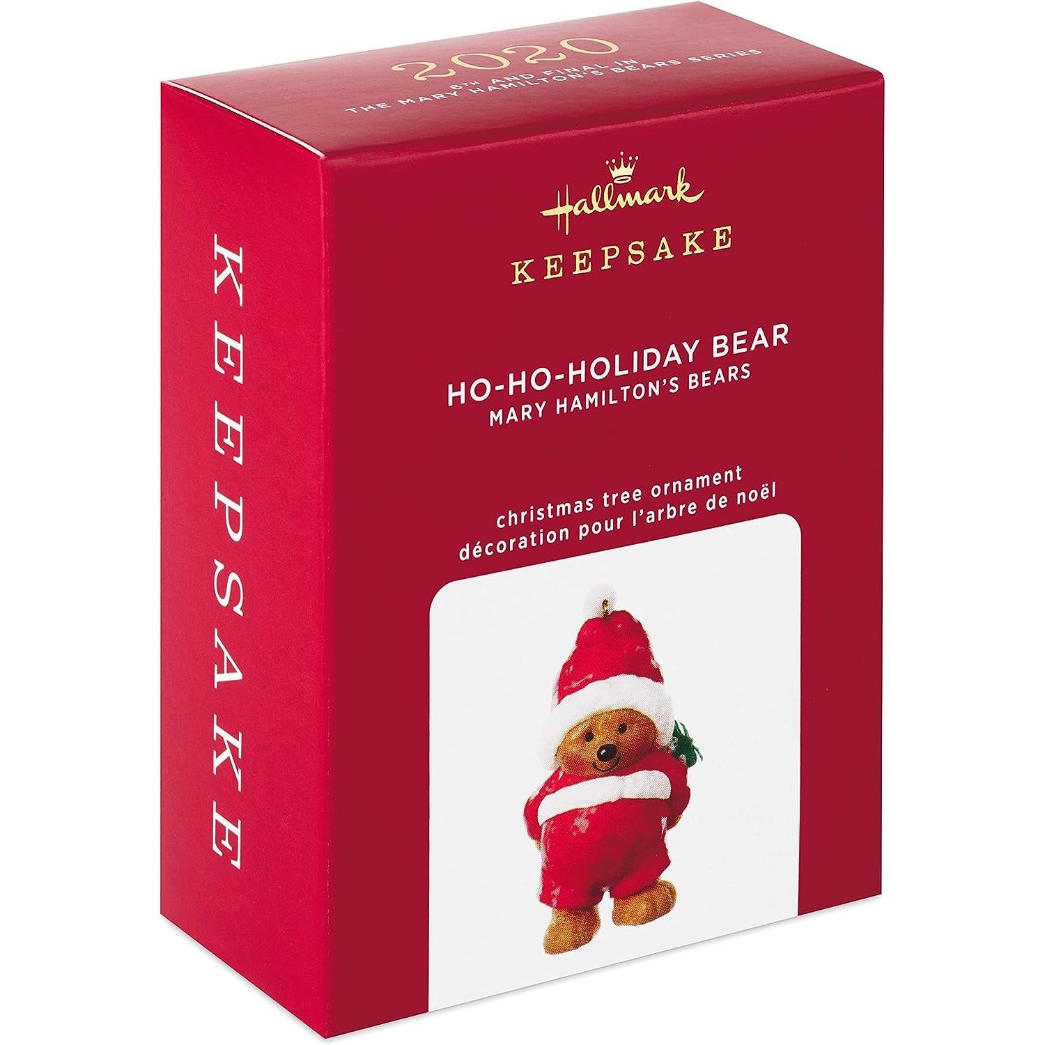 2020 Ho-Ho-Holiday Bear Hallmark Ornament (Mary Hamilton's Bears) QXR9154