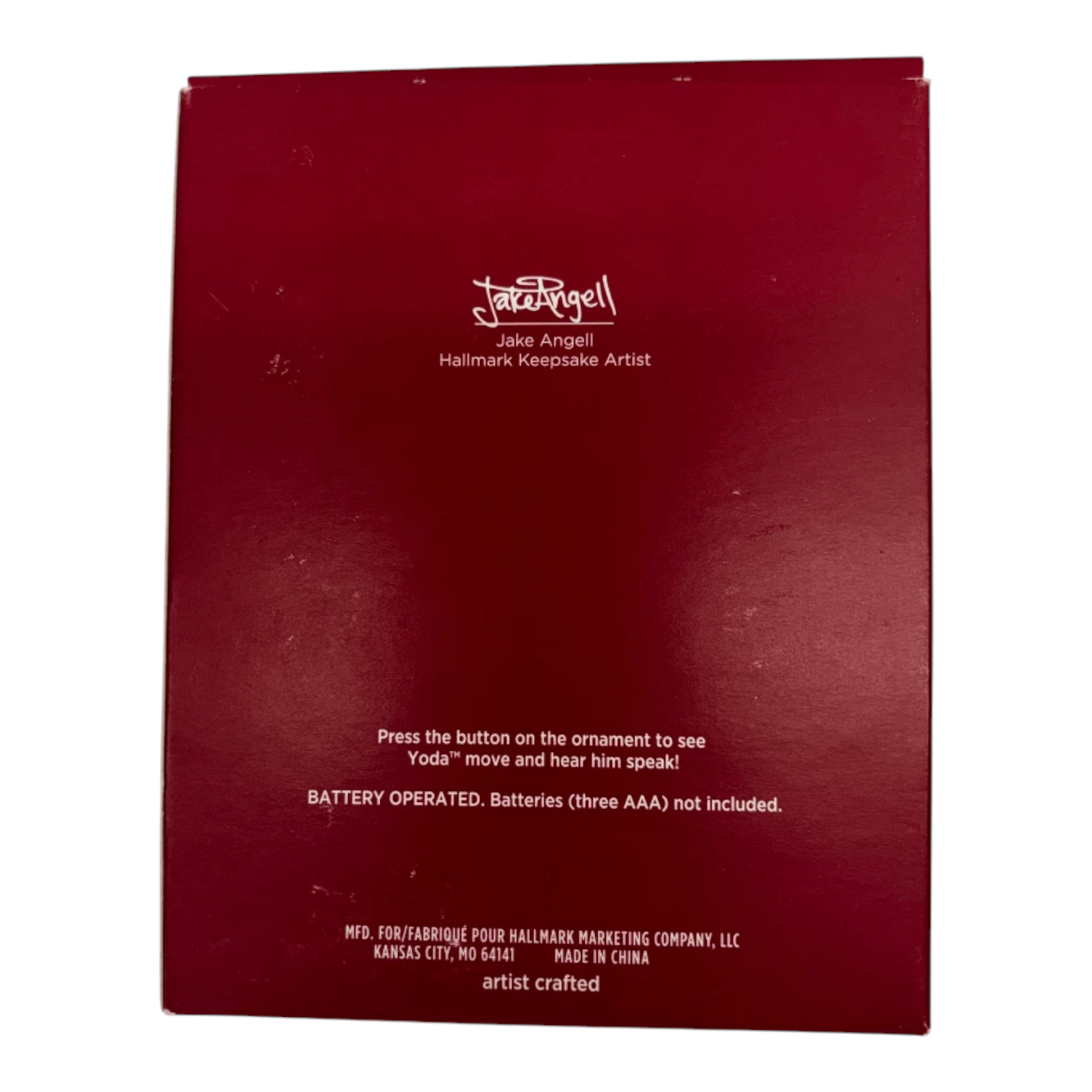 2020 Jedi Master Yoda Hallmark Ornament (Star Wars) QXI4401