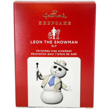 2020 Leon the Snowman Hallmark Ornament (Elf) QXE3271