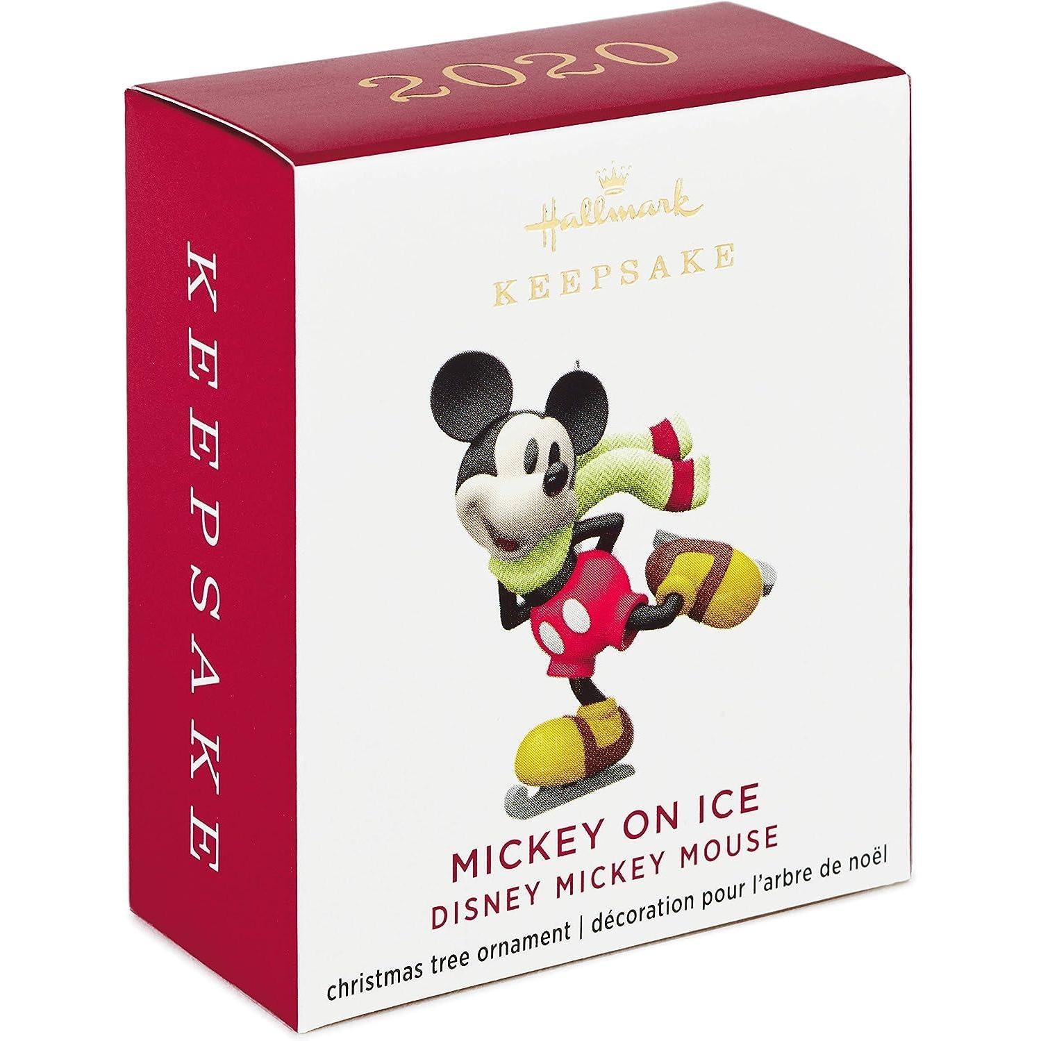 2020 Mickey on Ice Hallmark Ornament (Mickey Mouse & Friends) QXM8174