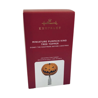 2020 Miniature Pumpkin King Tree Topper Hallmark Ornament (Tim Burton's The Nightmare Before Christmas) QSB6321 Image2
