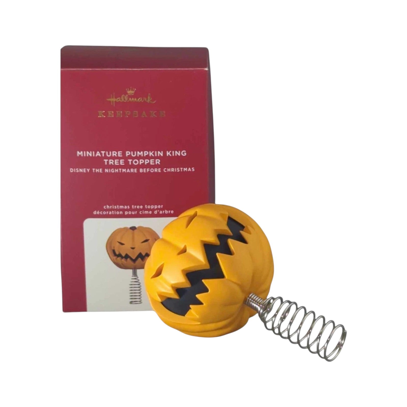 2020 Miniature Pumpkin King Tree Topper Hallmark Ornament (Tim Burton's The Nightmare Before Christmas) QSB6321 Image3