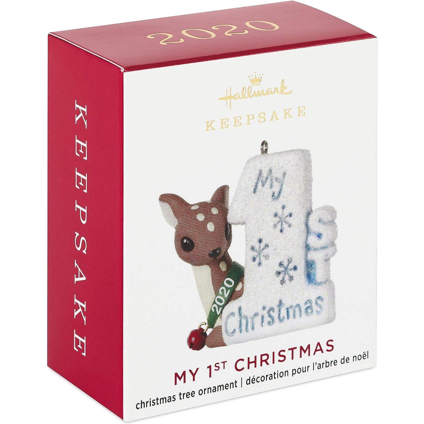 2020 My 1st Christmas Baby Deer Hallmark Ornament (Baby's First Christmas) QGO1901
