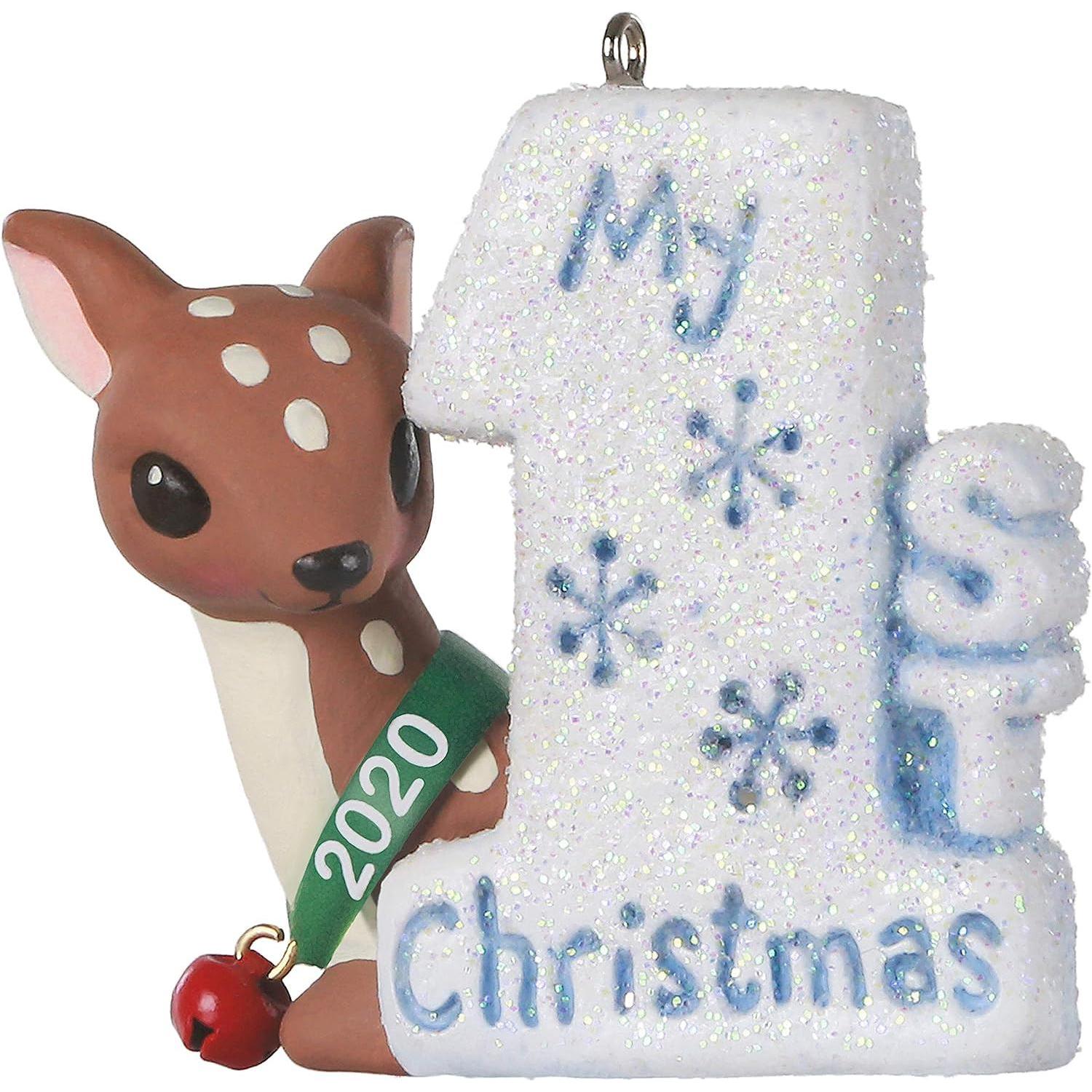 2020 My 1st Christmas Baby Deer Hallmark Ornament (Baby's First Christmas) QGO1901