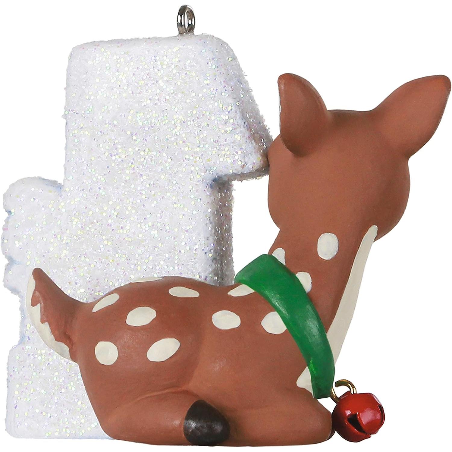 2020 My 1st Christmas Baby Deer Hallmark Ornament (Baby's First Christmas) QGO1901