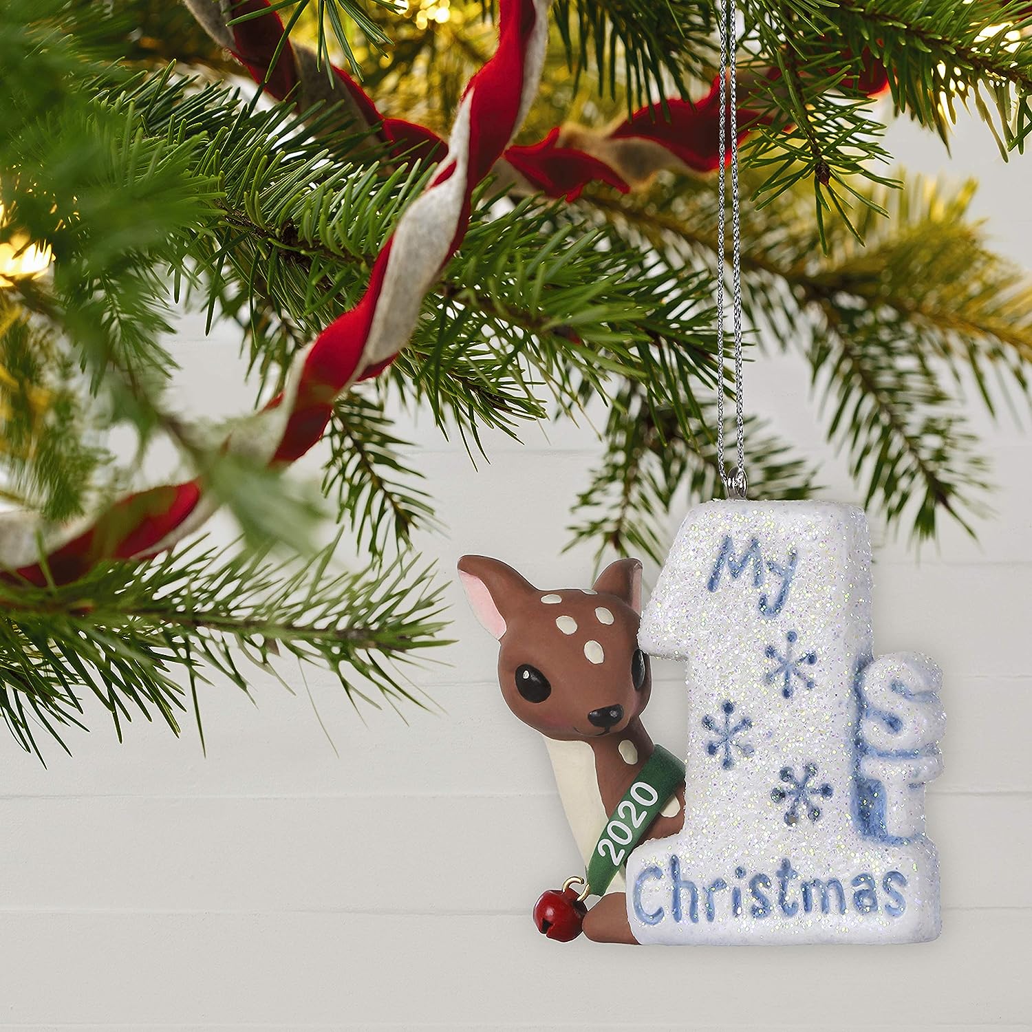 2020 My 1st Christmas Baby Deer Hallmark Ornament (Baby's First Christmas) QGO1901