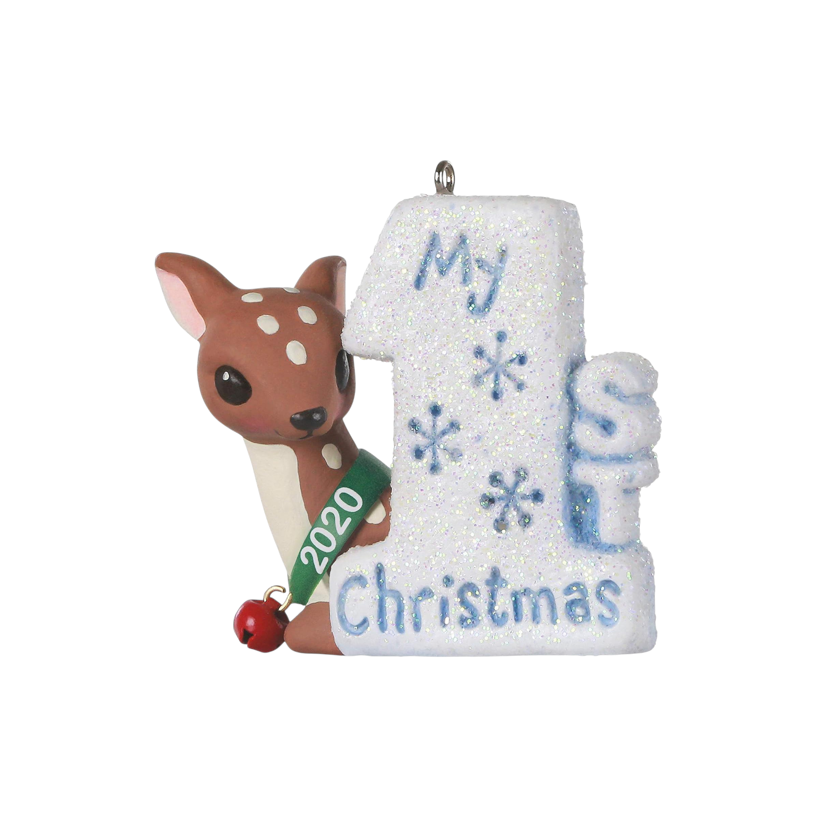 2020 My 1st Christmas Baby Deer Hallmark Ornament (Baby's First Christmas) QGO1901
