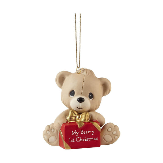 2020 My Bear-y First Christmas Precious Bisque Ornament Precious Moments 211037 Image1