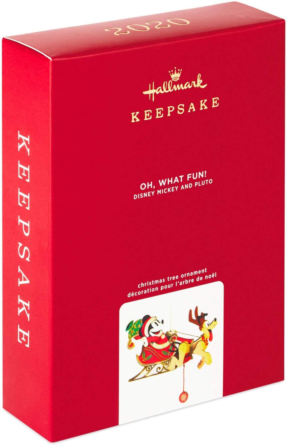 2020 Oh, What Fun! Hallmark Ornament (Mickey Mouse & Friends) QXD6454