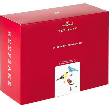 QGO1934 2020 Outdoor Bird Ornament Set (Beauty of Birds) Image2