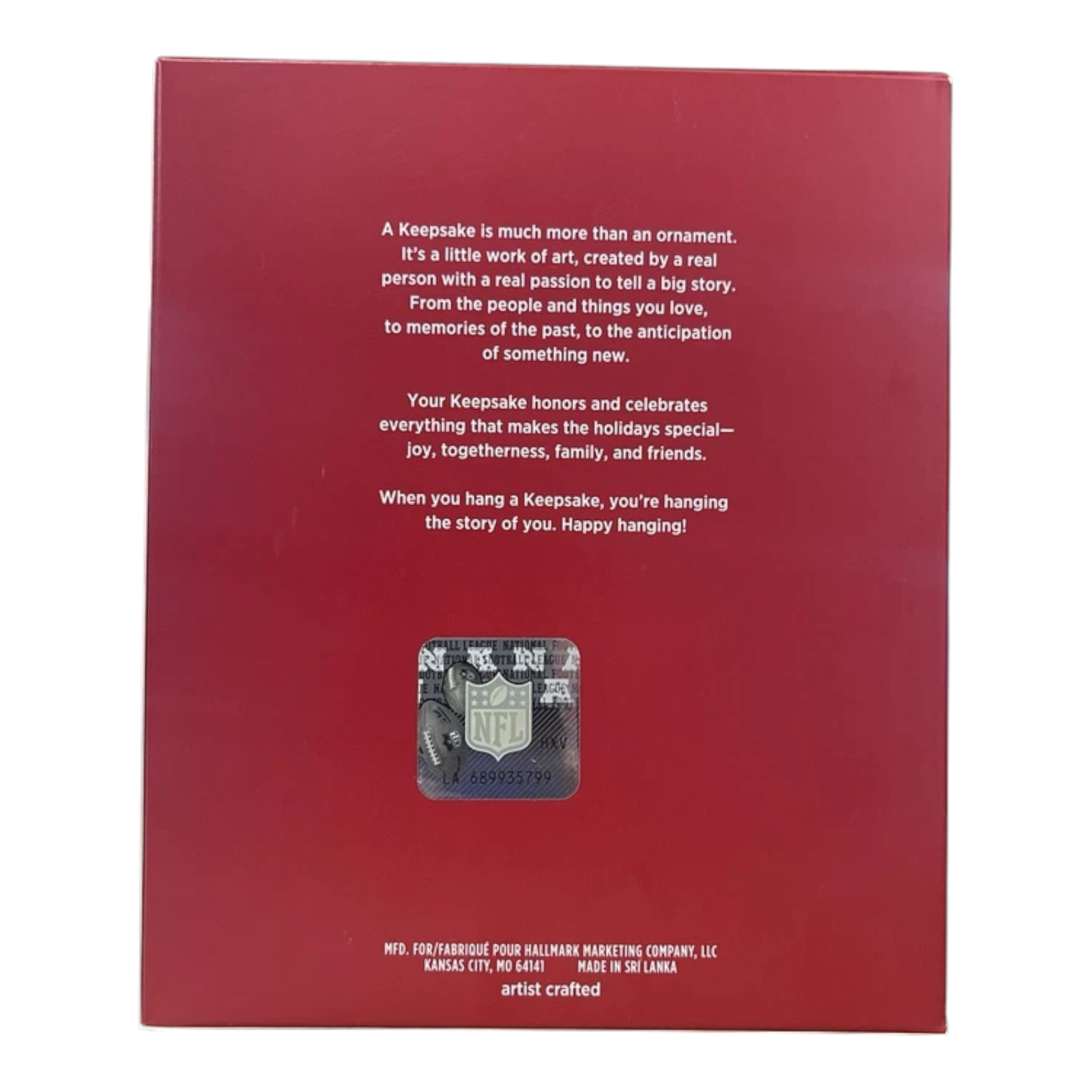 2020 Patrick Mahomes II Hallmark Ornament (Football Legends) QXR9294