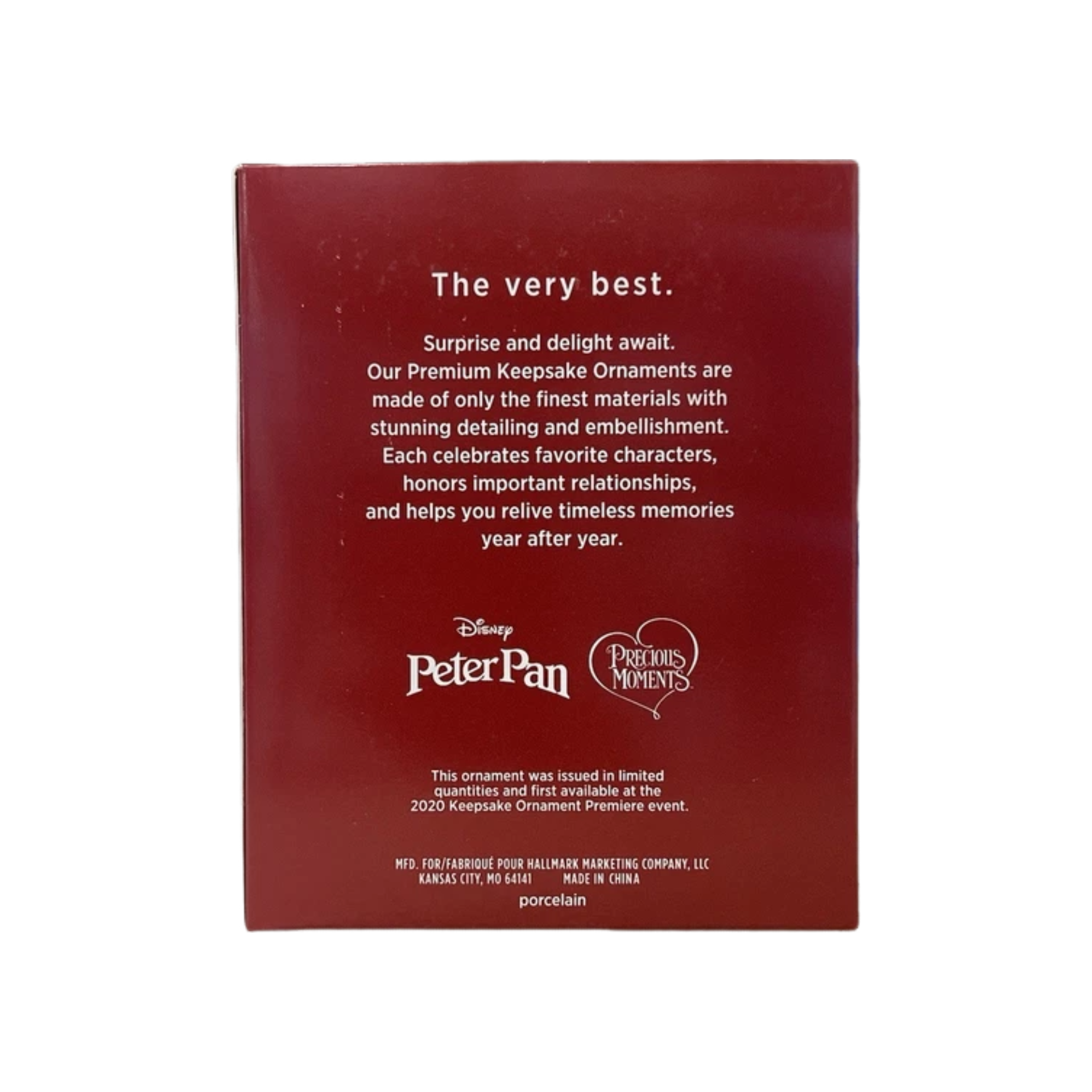 2020 Peter Pan and Wendy Hallmark Ornament (Precious Moments) QXE3214 Image6