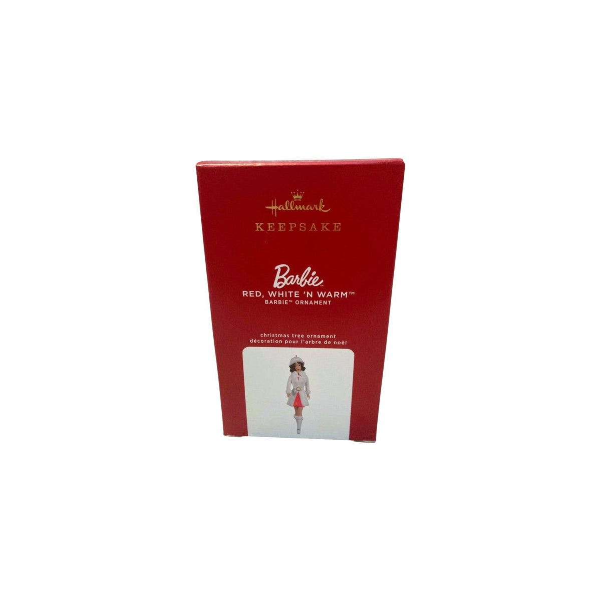 2020 Red, White 'N Warm Hallmark Ornament (Barbie) QXI2571 Image2
