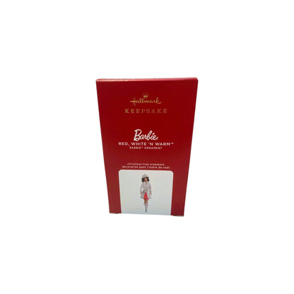 2020 Red, White 'N Warm Hallmark Ornament (Barbie) QXI2571 Image2