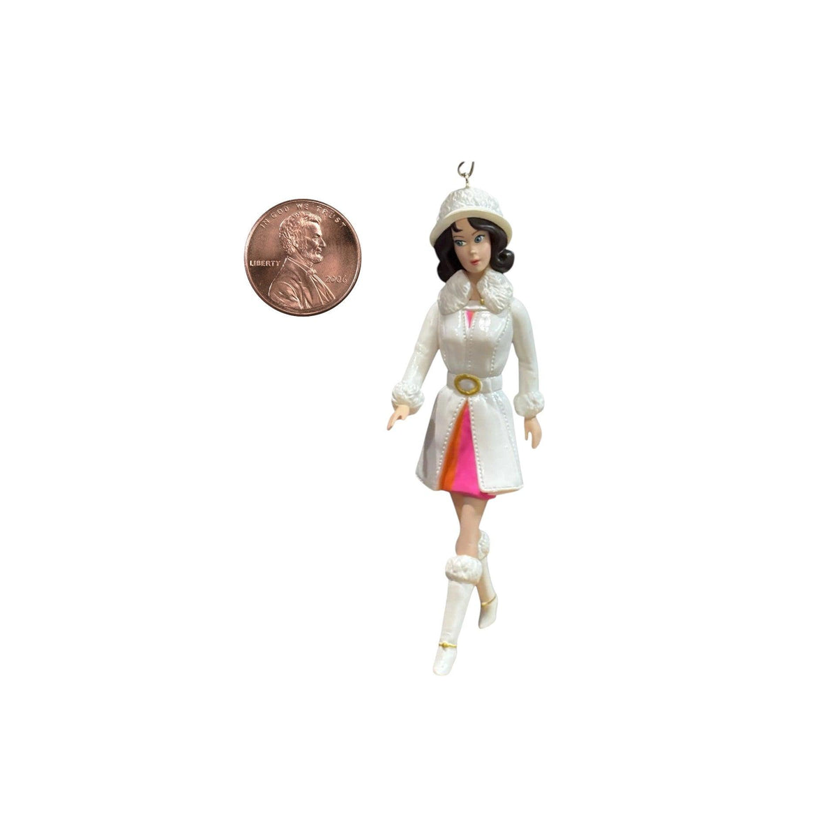 2020 Red, White 'N Warm Hallmark Ornament (Barbie) QXI2571 Image3