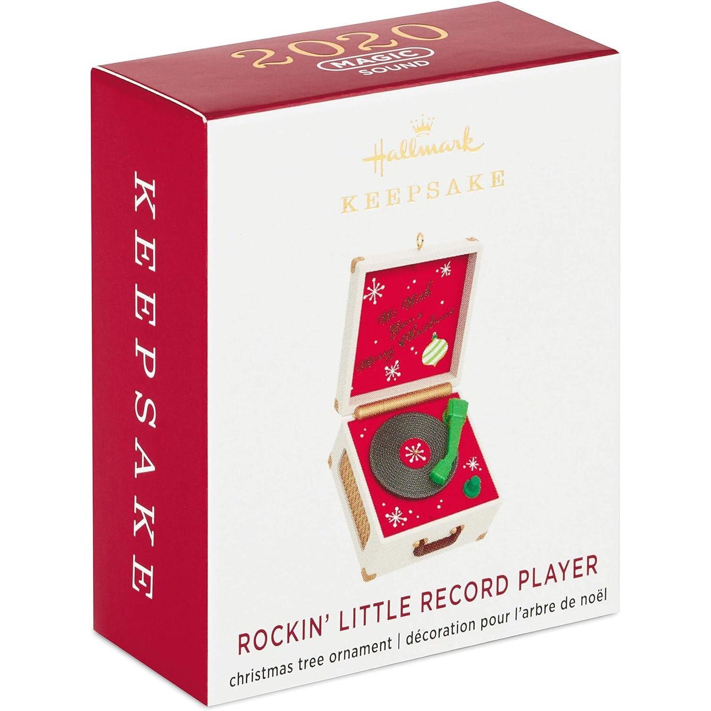 2020 Rockin' Little Record Player Hallmark Ornament (Vinyl Record Player) QXM8334
