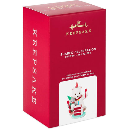 2020 Shared Celebration Hallmark Ornament (Snowball and Tuxedo) QXR9111
