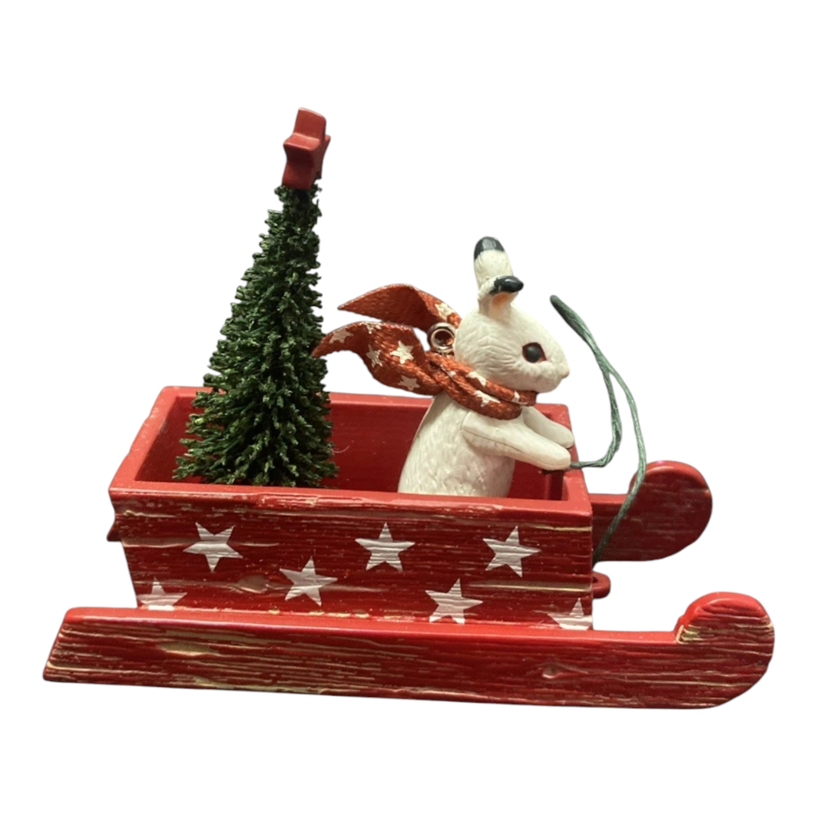 2020 Sledding Snow Bunny Hallmark Ornament (Nature's Sketchbook) QXR9281