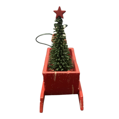 2020 Sledding Snow Bunny Hallmark Ornament (Nature's Sketchbook) QXR9281