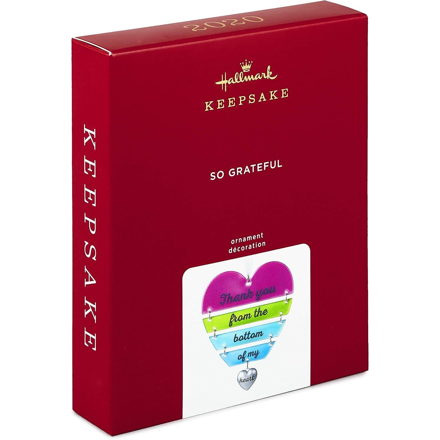 2020 So Grateful Hallmark Ornament (Heart) QHX4011