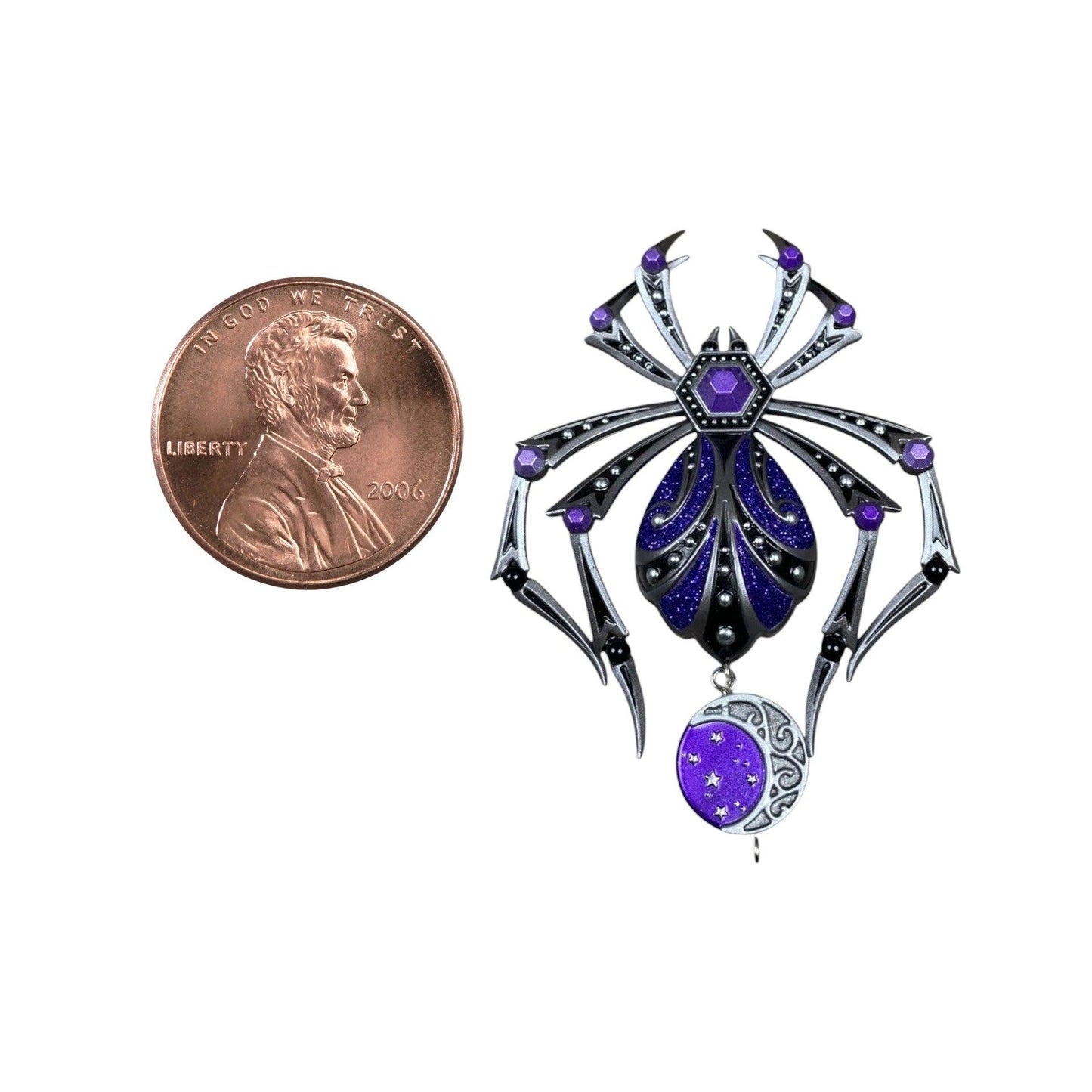 2020 Stunning Spider Hallmark Ornament (Halloween) QFO5281 Image3