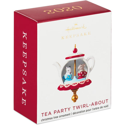 2020 Tea Party Twirl-About Hallmark Ornament (Teapot) QXM8321