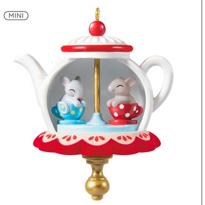 2020 Tea Party Twirl-About Hallmark Ornament (Teapot) QXM8321