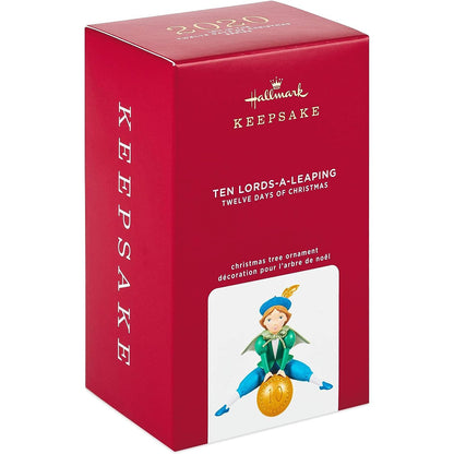 2020 Ten Lords-cA-Leaping Hallmark Ornament (Twelve Days of Christmas) QXR9314