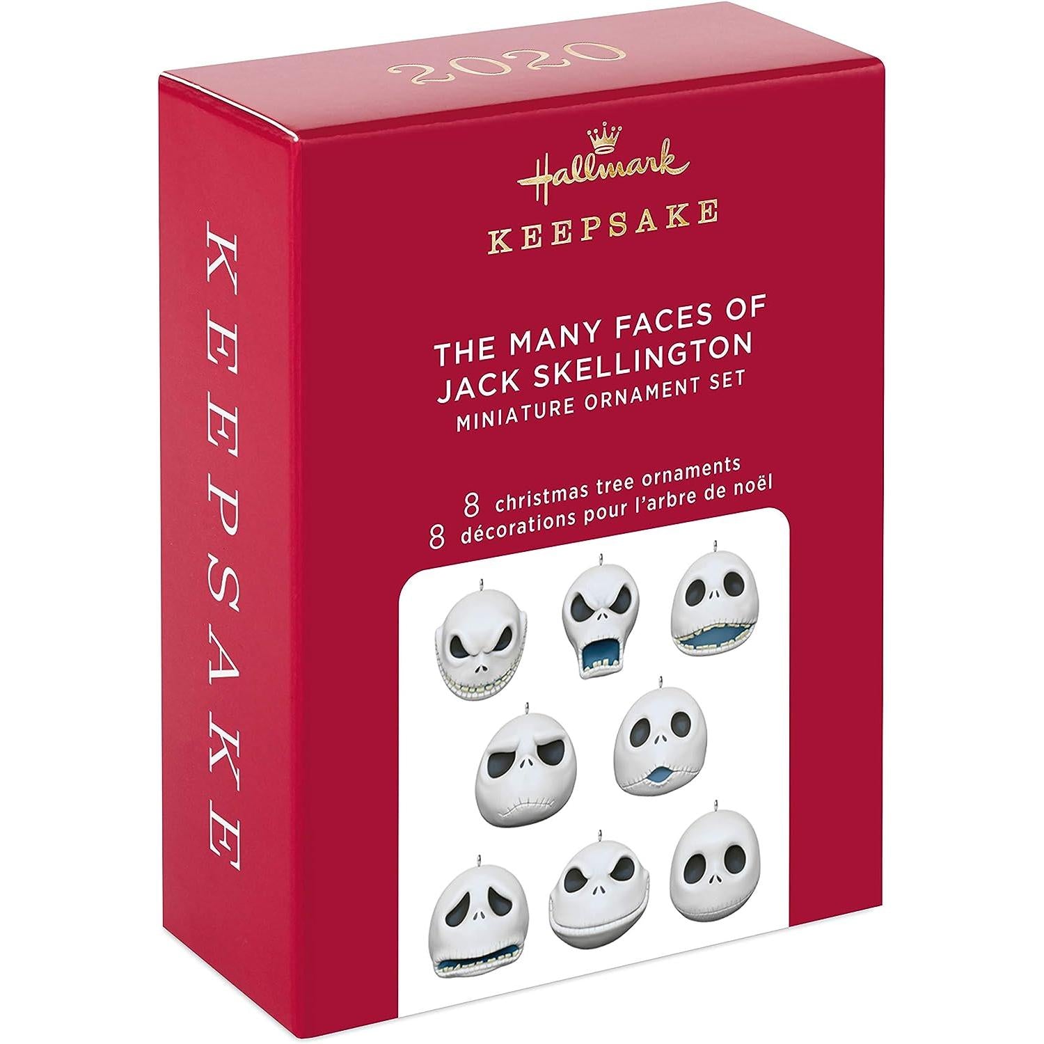 2020 The Many Faces of Jack Skellington Hallmark Ornament (Tim Burton's The Nightmare Before Christmas) QXM8354