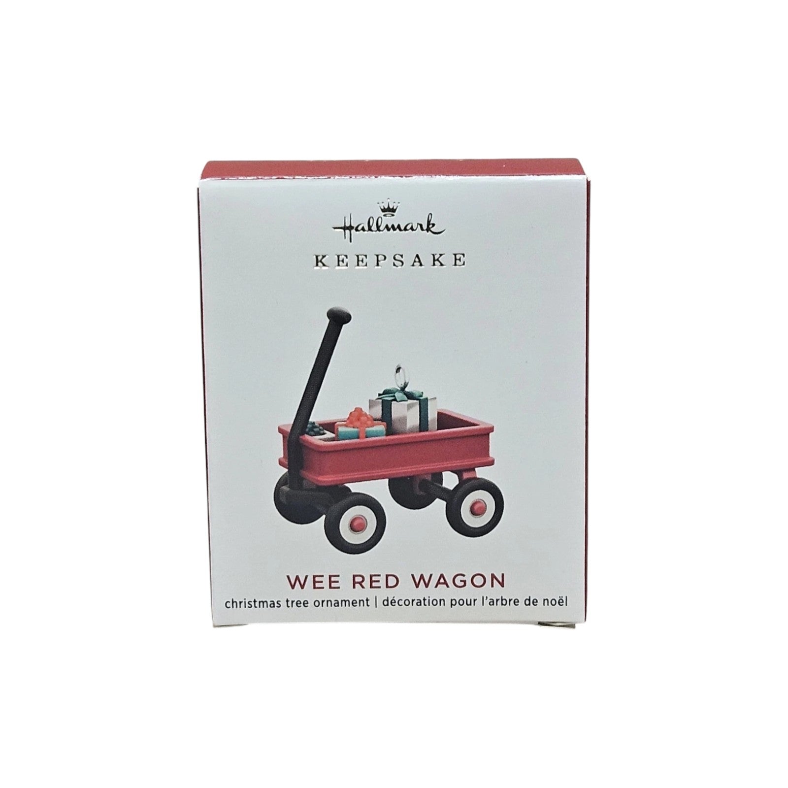 2020 Wee Red Wagon Hallmark Ornament (Toys and Games) QXM8221 Image2