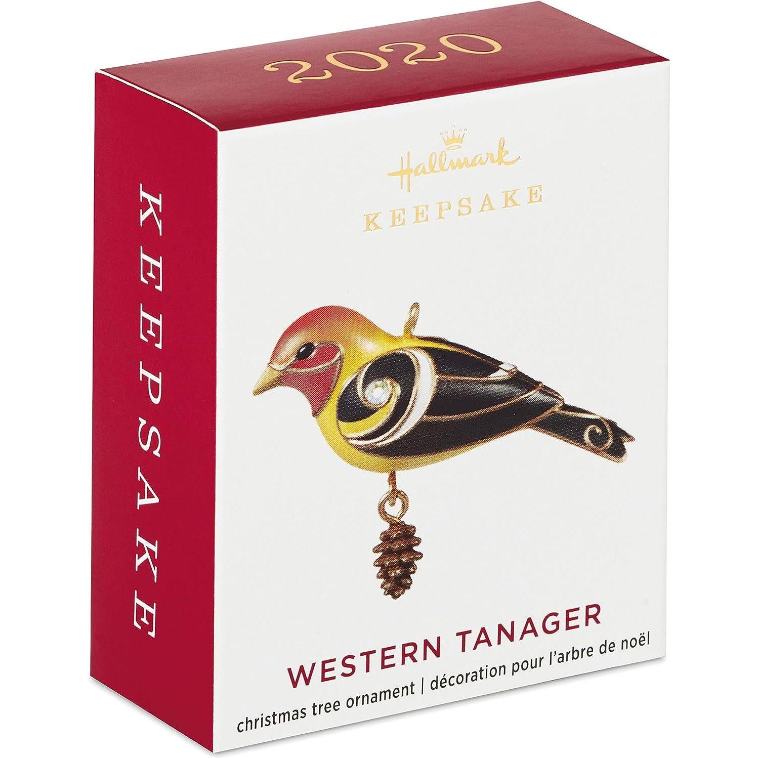 2020 Western Tanager Hallmark Ornament (Beauty of Birds) QXM8274