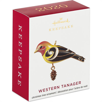 2020 Western Tanager Hallmark Ornament (Beauty of Birds) QXM8274