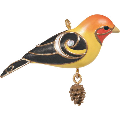 2020 Western Tanager Hallmark Ornament (Beauty of Birds) QXM8274