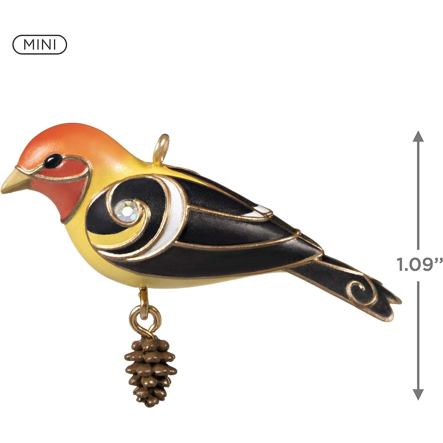 2020 Western Tanager Hallmark Ornament (Beauty of Birds) QXM8274