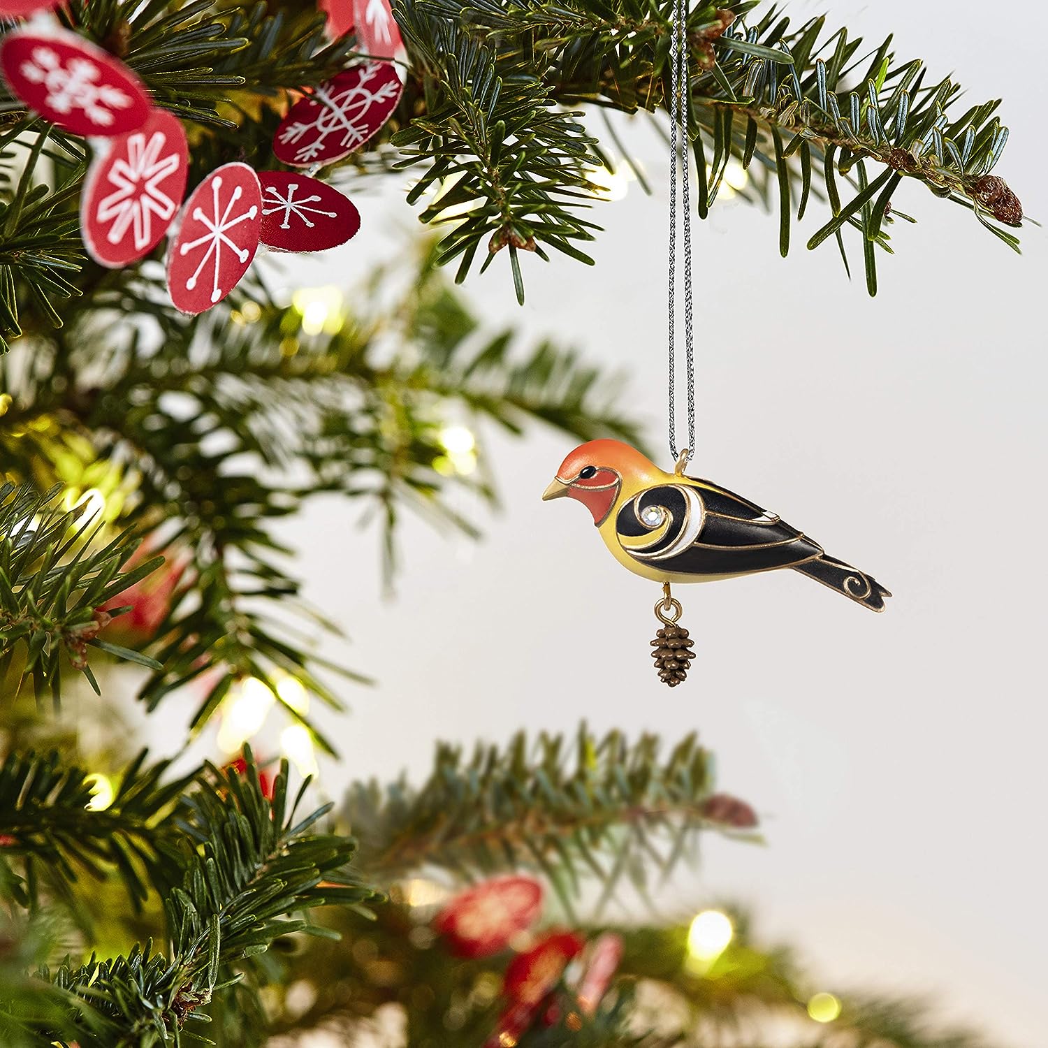 2020 Western Tanager Hallmark Ornament (Beauty of Birds) QXM8274