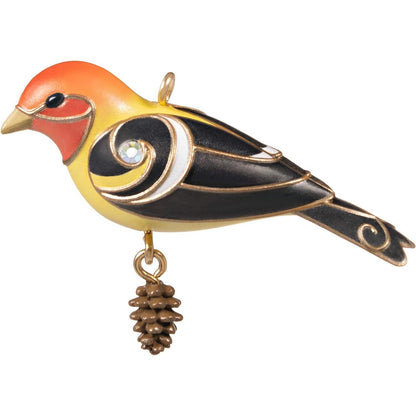 2020 Western Tanager Hallmark Ornament (Beauty of Birds) QXM8274