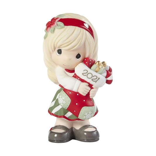 2020 You Fill Me With Christmas Cheer Precious Bisque Ornament Precious Moments 211001 Image1
