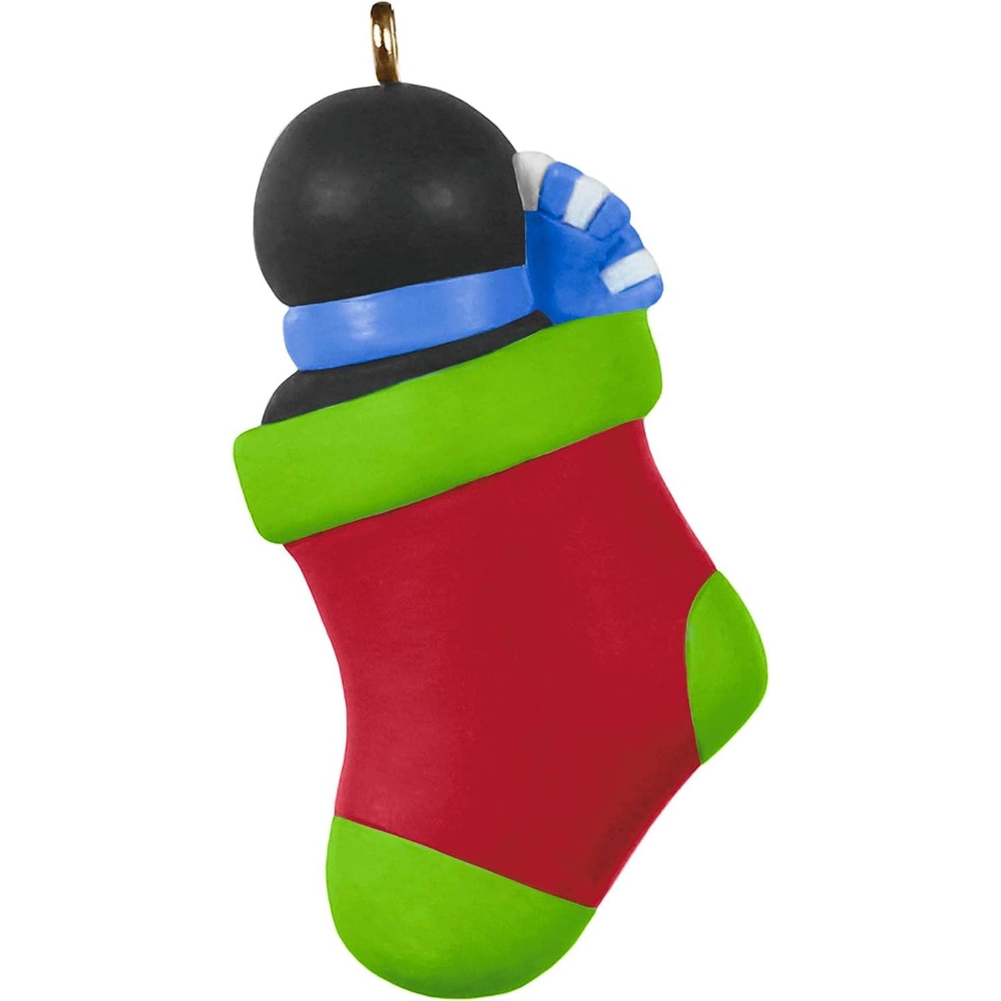 2021 A Snuggly Stocking Hallmark Ornament (Petite Penguins) QXM8305