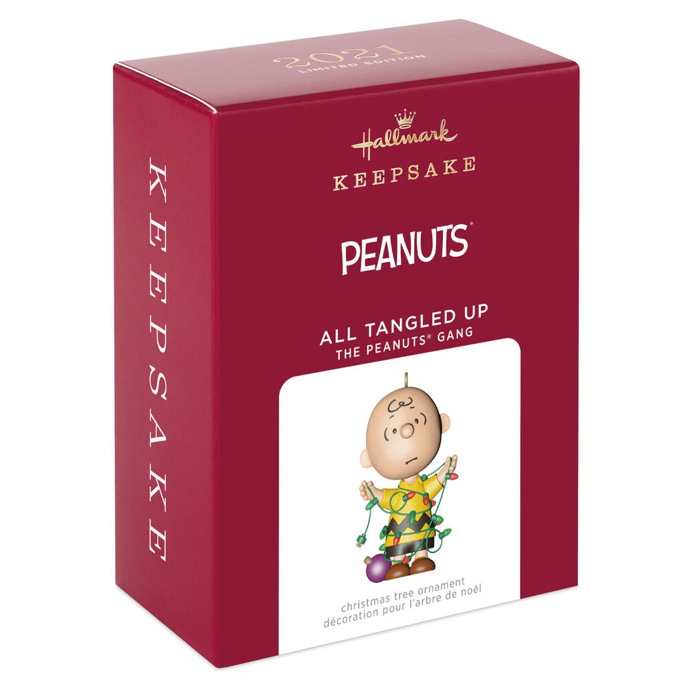 2021 All Tangled Up Hallmark Ornament (Peanuts) QXE3242