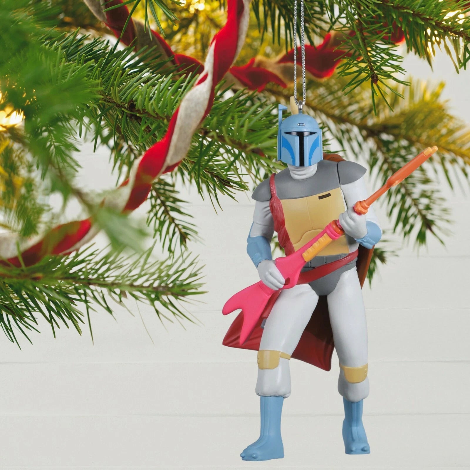 2021 Animated Boba Fett Hallmark Ornament (Star Wars) QMP4119