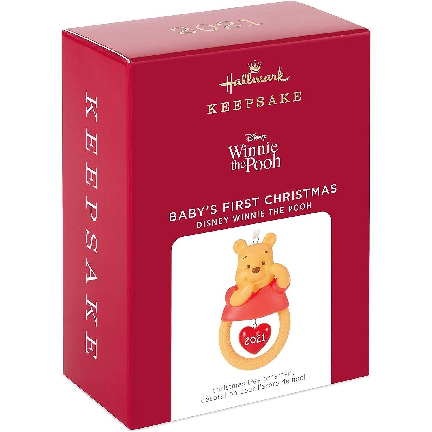 QXD6415 2021 Disney Winnie The Pooh Baby's First Christmas Image3