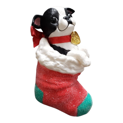 2021 Boston Terrier Hallmark Ornament (Puppy Love) QXR9002