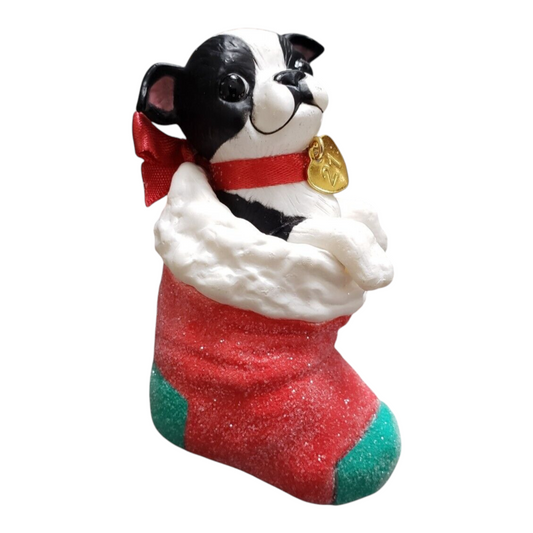 2021 Boston Terrier Hallmark Ornament (Puppy Love) QXR9002