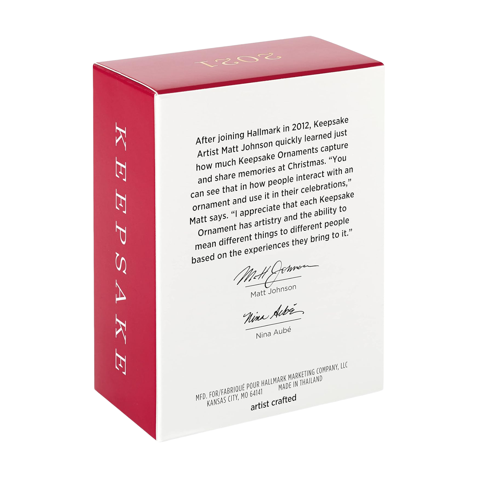 2021 Cookie Doe Hallmark Ornament (Keepsake Ornament Series) QGO2275