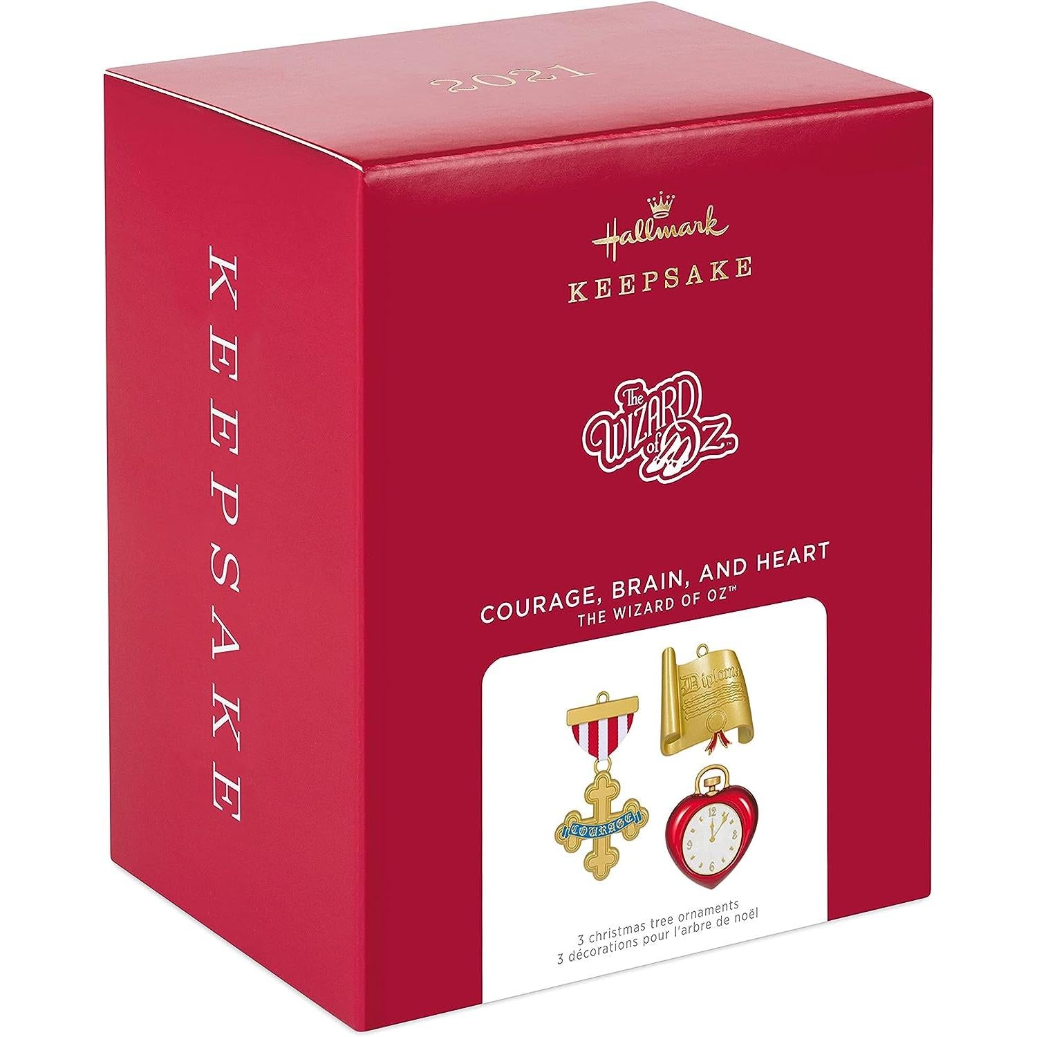 QK1332 2021 Courage, Brain And Heart (The Wizard of Oz) Image3